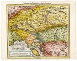 MÜNSTER,  SEBASTIAN: MAP OF SLAVONIA, WINDISCH MARK, BOSNIA AND CROATIA